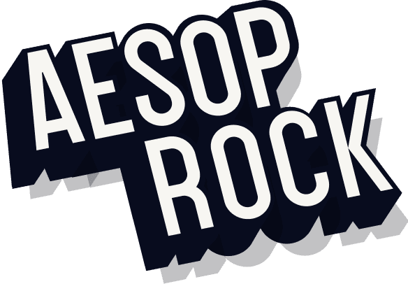 Aesop Rock Clear Vinyl Laptop Sticker