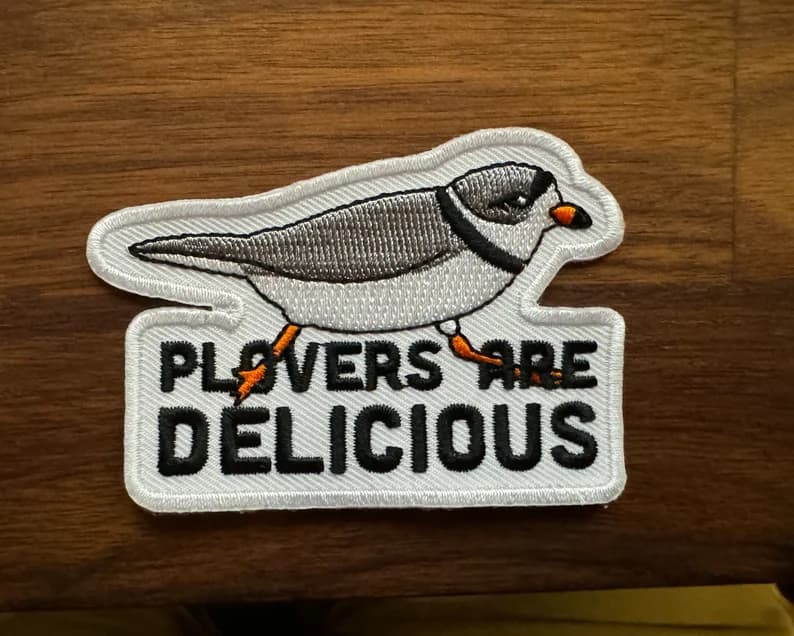 Plovers Are Delicious Patch