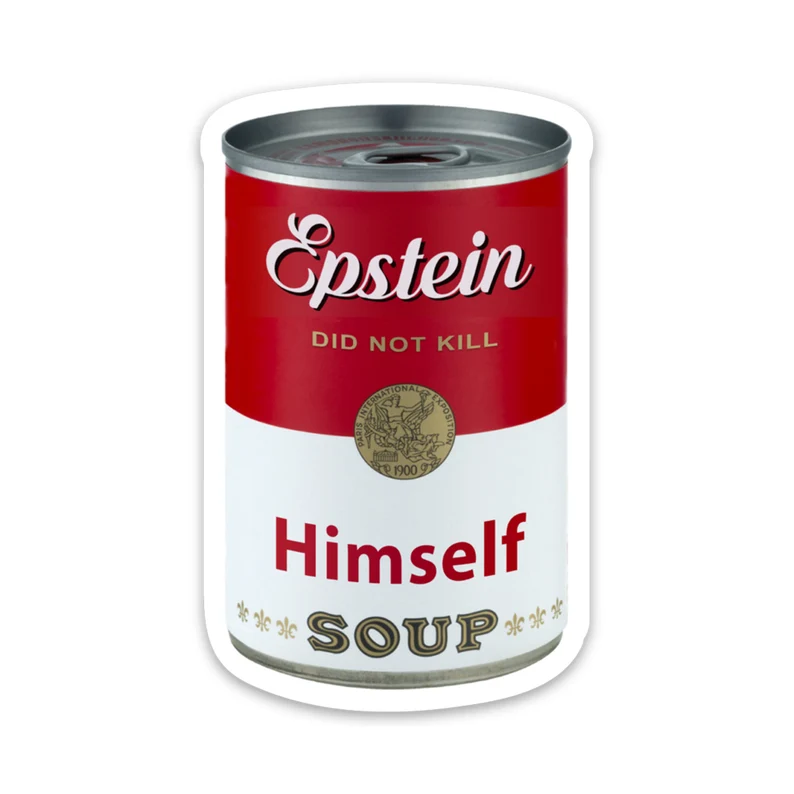 Epstein Didn't Kill Himself Laptop Sticker
